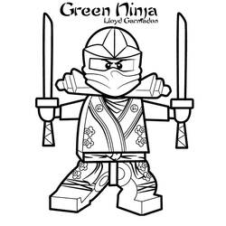 Dessin à colorier: Ninja (Personnages) #148038 - Coloriages à Imprimer Gratuits