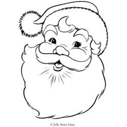 Dessin à colorier: Père Noël (Personnages) #104651 - Coloriages à Imprimer Gratuits