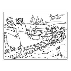 Dessin à colorier: Père Noël (Personnages) #104656 - Coloriages à Imprimer Gratuits