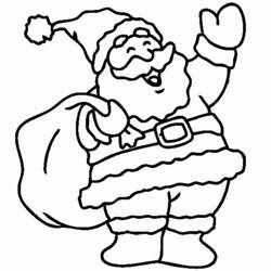 Dessins à colorier: Père Noël - Coloriages à Imprimer Gratuits