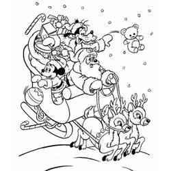 Dessin à colorier: Père Noël (Personnages) #104670 - Coloriages à Imprimer Gratuits