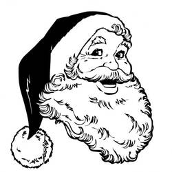 Dessin à colorier: Père Noël (Personnages) #104685 - Coloriages à Imprimer Gratuits