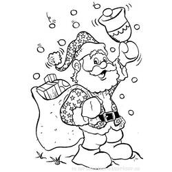 Dessin à colorier: Père Noël (Personnages) #104719 - Coloriages à Imprimer Gratuits