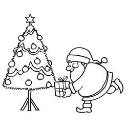 Dessin à colorier: Père Noël (Personnages) #104742 - Coloriages à Imprimer Gratuits
