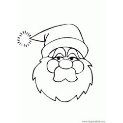 Dessin à colorier: Père Noël (Personnages) #104767 - Coloriages à Imprimer Gratuits