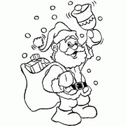 Dessin à colorier: Père Noël (Personnages) #104804 - Coloriages à Imprimer Gratuits