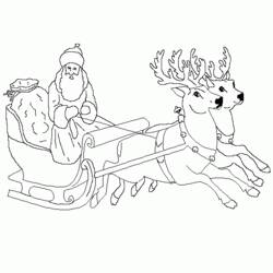Dessin à colorier: Père Noël (Personnages) #104808 - Coloriages à Imprimer Gratuits