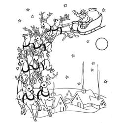 Dessin à colorier: Père Noël (Personnages) #104844 - Coloriages à Imprimer Gratuits