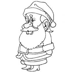 Dessin à colorier: Père Noël (Personnages) #104936 - Coloriages à Imprimer Gratuits