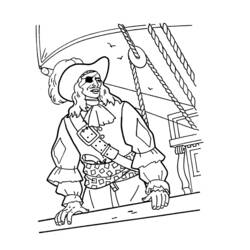 Dessin à colorier: Pirate (Personnages) #105004 - Coloriages à Imprimer Gratuits