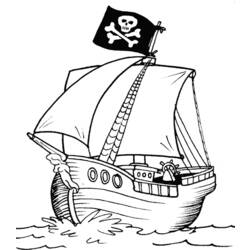 Dessin à colorier: Pirate (Personnages) #105055 - Coloriages à Imprimer Gratuits