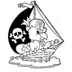 Dessin à colorier: Pirate (Personnages) #105129 - Coloriages à Imprimer Gratuits