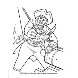 Dessin à colorier: Pirate (Personnages) #105173 - Coloriages à Imprimer Gratuits