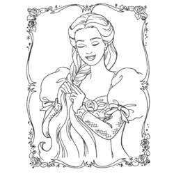 Dessin à colorier: Princesse (Personnages) #85171 - Coloriages à Imprimer Gratuits