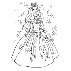 Dessin à colorier: Princesse (Personnages) #85180 - Coloriages à Imprimer Gratuits