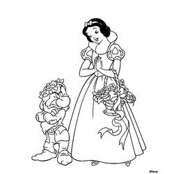 Dessin à colorier: Princesse (Personnages) #85290 - Coloriages à Imprimer Gratuits
