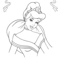 Dessin à colorier: Princesse (Personnages) #85299 - Coloriages à Imprimer Gratuits