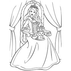Dessin à colorier: Princesse (Personnages) #85332 - Coloriages à Imprimer Gratuits