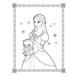 Dessin à colorier: Princesse (Personnages) #85347 - Coloriages à Imprimer Gratuits
