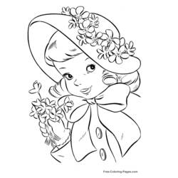 Dessin à colorier: Princesse (Personnages) #85359 - Coloriages à Imprimer Gratuits