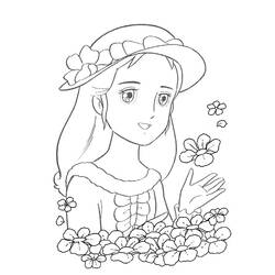 Dessin à colorier: Princesse (Personnages) #85418 - Coloriages à Imprimer Gratuits