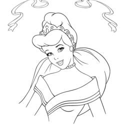 Dessin à colorier: Princesse (Personnages) #85440 - Coloriages à Imprimer Gratuits