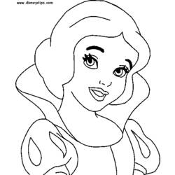 Dessin à colorier: Princesse (Personnages) #85497 - Coloriages à Imprimer Gratuits
