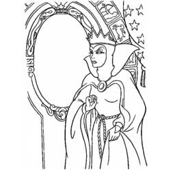 Dessin à colorier: Reine (Personnages) #106231 - Coloriages à Imprimer Gratuits