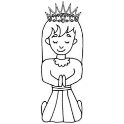 Dessin à colorier: Reine (Personnages) #106311 - Coloriages à Imprimer Gratuits
