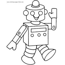 Dessin à colorier: Robot (Personnages) #106564 - Coloriages à Imprimer Gratuits