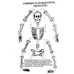 Dessin à colorier: Squelette (Personnages) #147442 - Coloriages à Imprimer Gratuits