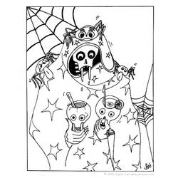 Dessin à colorier: Squelette (Personnages) #147515 - Coloriages à Imprimer Gratuits