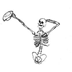 Dessin à colorier: Squelette (Personnages) #147526 - Coloriages à Imprimer Gratuits