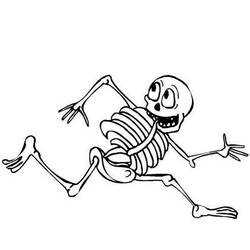 Dessin à colorier: Squelette (Personnages) #147544 - Coloriages à Imprimer Gratuits