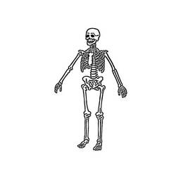 Dessin à colorier: Squelette (Personnages) #147554 - Coloriages à Imprimer Gratuits