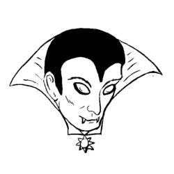 Dessin à colorier: Vampire (Personnages) #85890 - Coloriages à Imprimer Gratuits