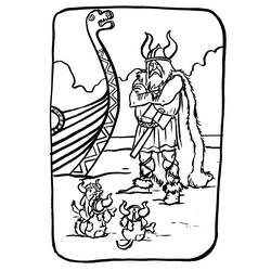 Dessin à colorier: Viking (Personnages) #149354 - Coloriages à Imprimer Gratuits