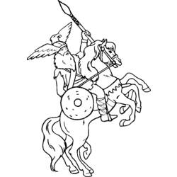 Dessin à colorier: Viking (Personnages) #149377 - Coloriages à Imprimer Gratuits