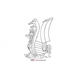 Dessin à colorier: Viking (Personnages) #149408 - Coloriages à Imprimer Gratuits
