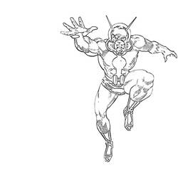 Dessin à colorier: Ant-Man (Super-héros) #77681 - Coloriages à Imprimer Gratuits