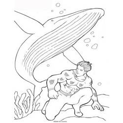 Dessin à colorier: Aquaman (Super-héros) #84995 - Coloriages à Imprimer Gratuits