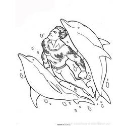 Dessin à colorier: Aquaman (Super-héros) #85020 - Coloriages à Imprimer Gratuits