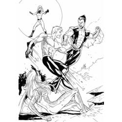 Dessin à colorier: Aquaman (Super-héros) #85026 - Coloriages à Imprimer Gratuits