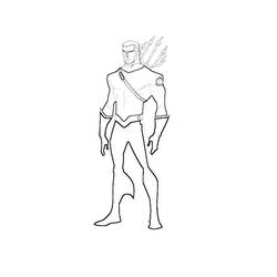 Dessin à colorier: Aquaman (Super-héros) #85059 - Coloriages à Imprimer Gratuits