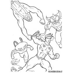 Dessin à colorier: Aquaman (Super-héros) #85105 - Coloriages à Imprimer Gratuits