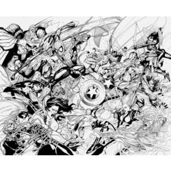 Dessin à colorier: Avengers (Super-héros) #74051 - Coloriages à Imprimer Gratuits