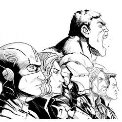 Dessin à colorier: Avengers (Super-héros) #74059 - Coloriages à Imprimer Gratuits