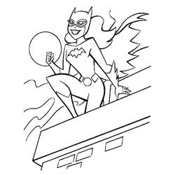 Dessin à colorier: Batgirl (Super-héros) #77728 - Coloriages à Imprimer Gratuits