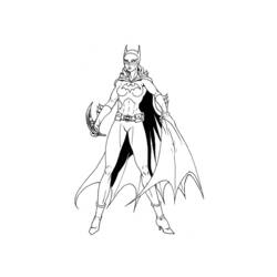 Dessin à colorier: Batgirl (Super-héros) #77730 - Coloriages à Imprimer Gratuits