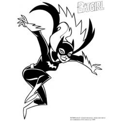 Dessin à colorier: Batgirl (Super-héros) #77738 - Coloriages à Imprimer Gratuits